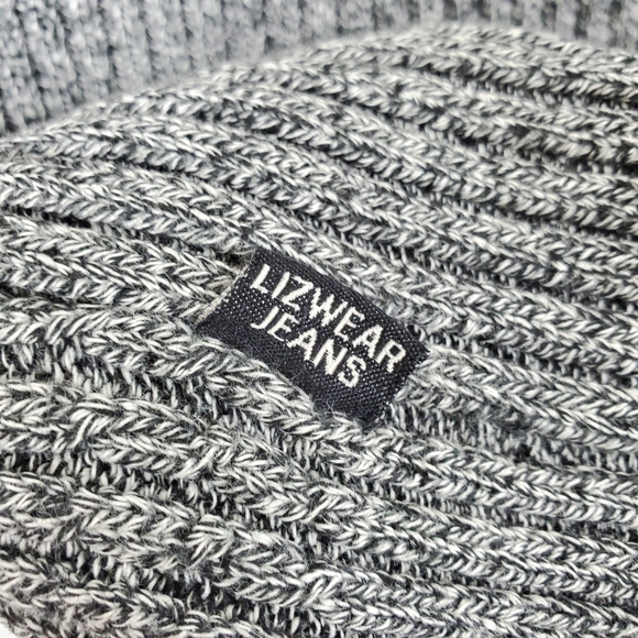 LIZ CLAIBORNE LIZWEAR JEANS COTTON RIBBED SWEATER - Picture 5 of 5